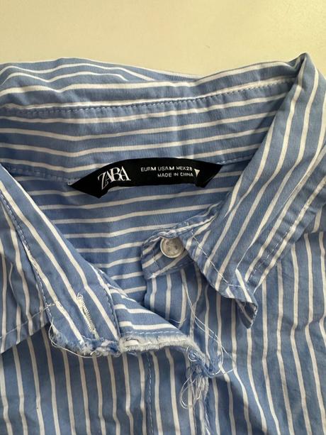 Zara crop košeľa m, zara,m