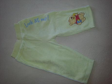 Zamatove zlte teplaciky macko pu, disney,86