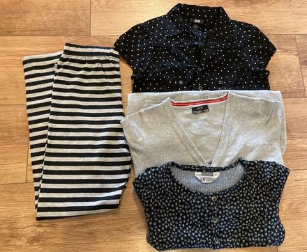 Set oblečenia 4ks, h&m,146