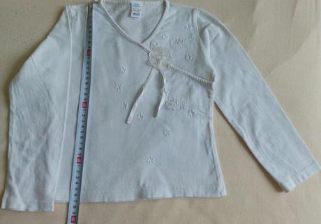 Sviatočné krémové tričko, na 4-5 r, reserved, reserved,110