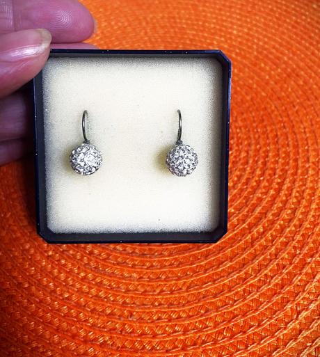 Štrasové náušnice, swarovski