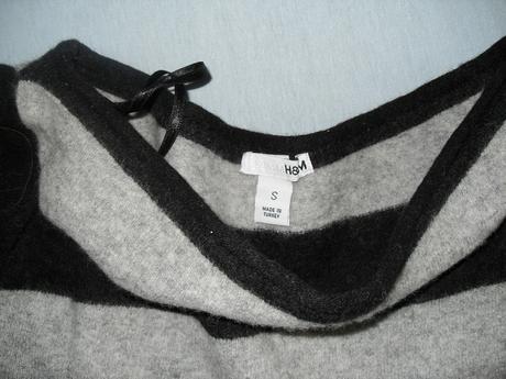 Páskovaný pulóvrik s rozšírenými rukávmi, h&m,s