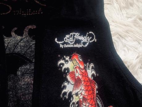 Ed hardy dlhá vesta /kardigan, ed hardy,l