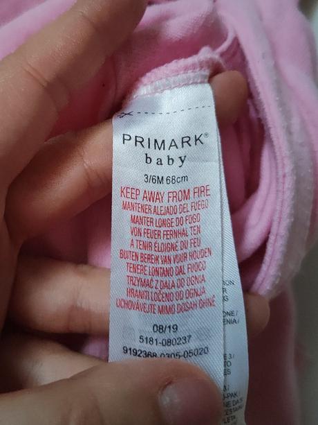 Pyžamko, primark,68