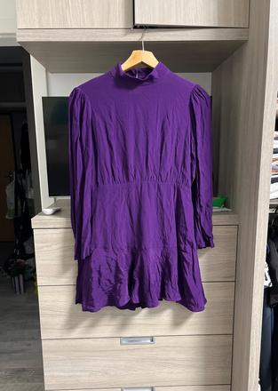 Fialove šaty, zara,xl