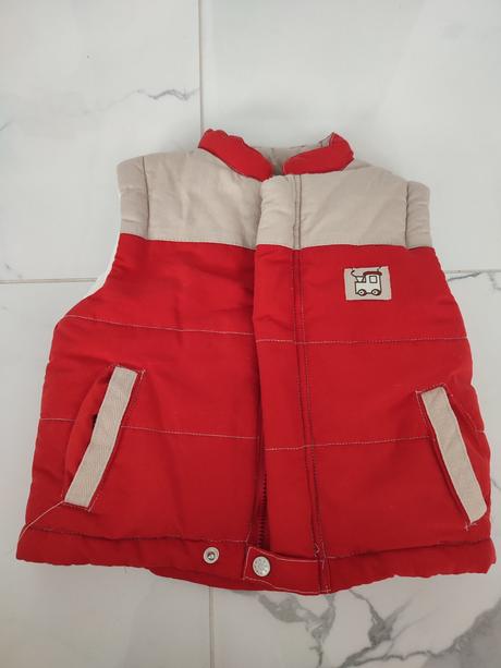 Detská zateplená vestička, 68