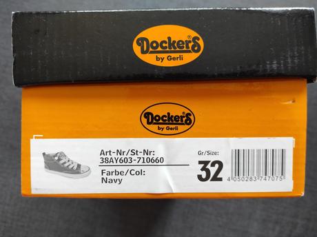 Detské plátené tenisky dockers by gerli, 32