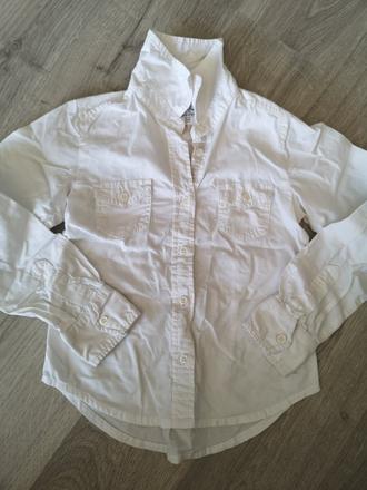 Biela košeľa, h&m,134