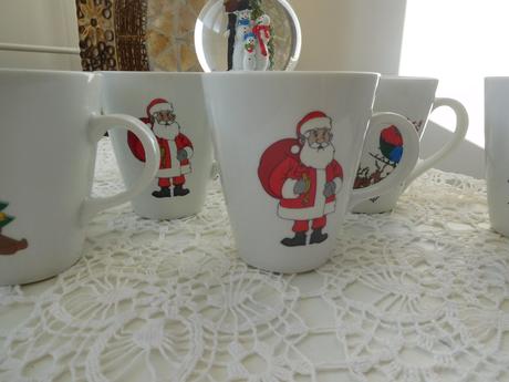Vianočné šálky porcelánové čajové nové, 