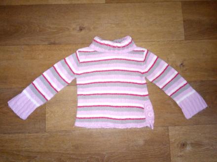 Vlnený pulóver 5 až 6rokov super stav, cherokee,122