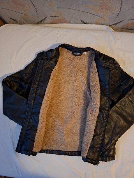 Frajerska kozenkova bunda zateplena, vel. 140, pepperts,140