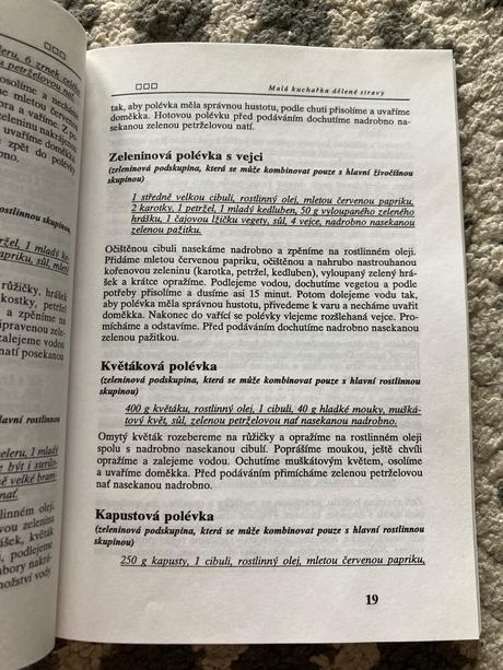 Malá kuchařka dělené stravy - horecká jana, 