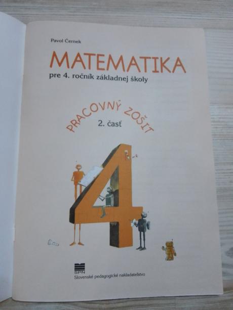 Pracovný zošit matematika 1. a 2. časť, 