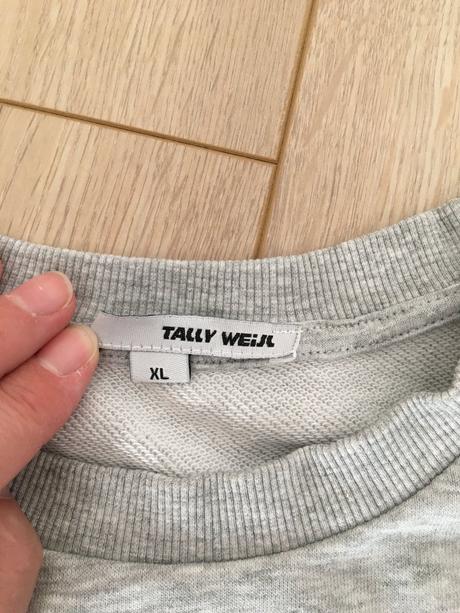 Dámska sivá mikina, tally weijl,xl