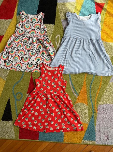 Dievčenské letné šaty, h&m,122