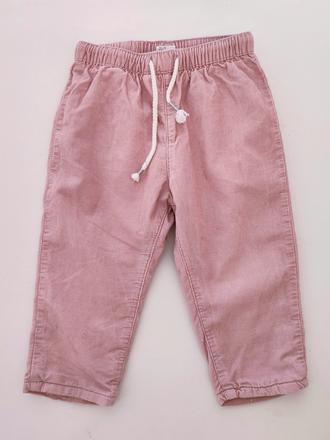 Zateplené menčestrové nohavice, h&m,74