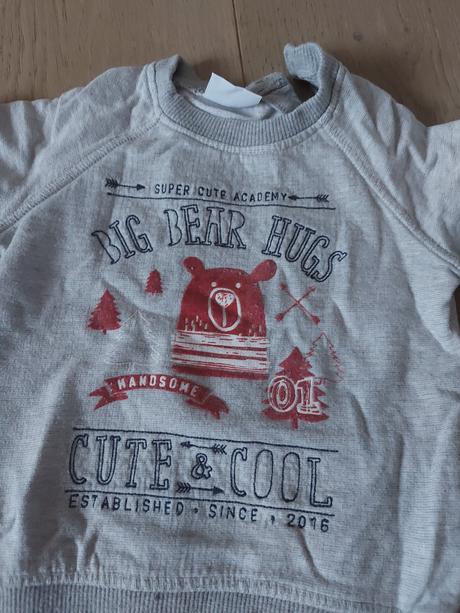 Mikina s mackom, f&f,74