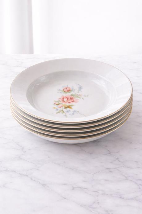 Porcelánové taniere budkovce 10 ks, 