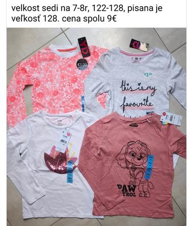 Tricka velkost 122-128, sinsay,122