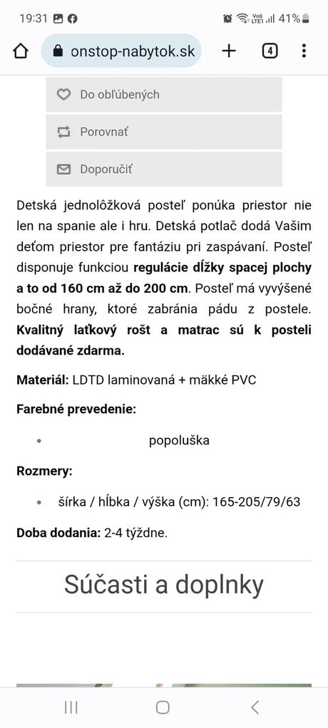 Posteľ s koníkom rastúca, šírka (cm): 70,dĺžka (cm): 160