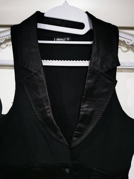Čierna vesta, okay,xs
