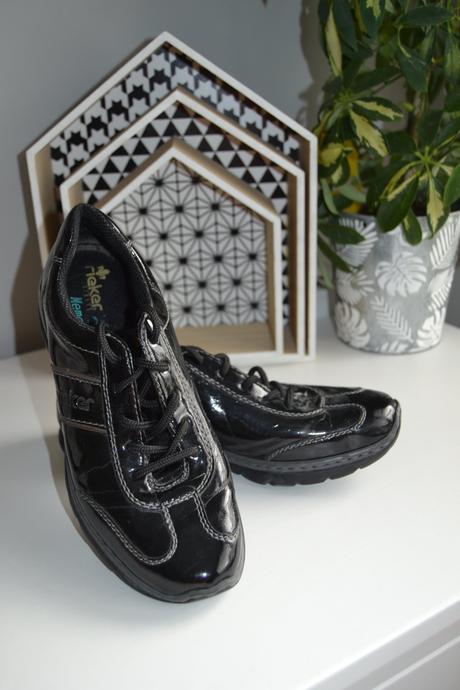 Dámske čierne tenisky zn. rieker, veľkosť 38, rieker,38