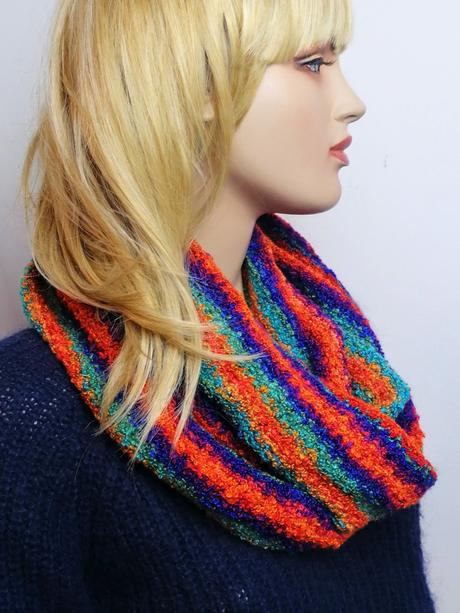 Pestrofarebný kruh /šál, xxl