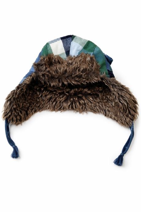 Zateplená zimná čiapka ušianka (trapper hat), 