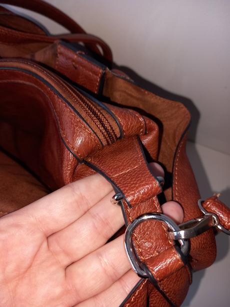 Hnedá kabelka do ruky s prídavným ramienkom, 