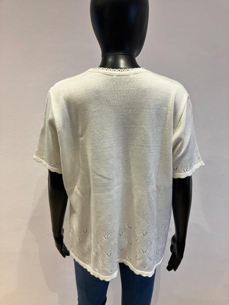 Dámsky sveter krátky rukáv berkertex (22-24), l