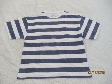 Pruhované oversize tričko, reserved,158