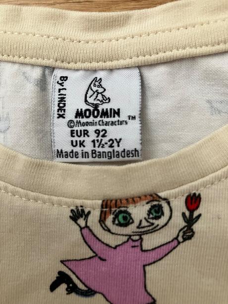 Tunika lindex moomin kolekcia, lindex,92