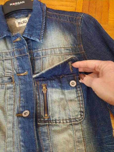 Dámska rifľová bunda, 38