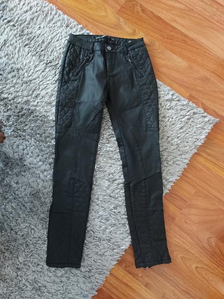 Dámske kožené nohavice zara 34, zara,34