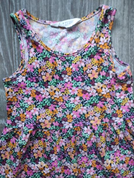 Letné šaty, top stav, h&m,122