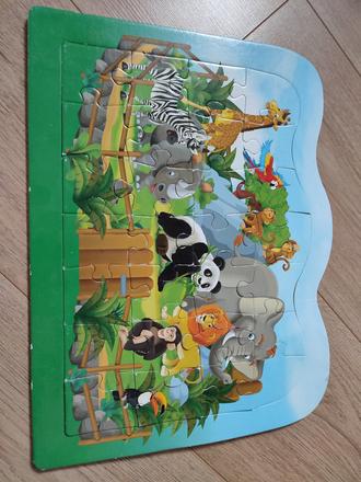 Puzzle zvieratá, 