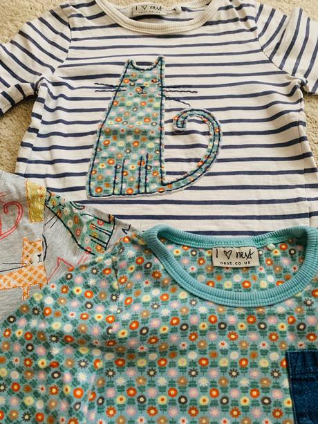 Tričká dlhý rukáv next 3ks, next,92