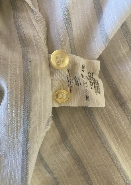 Kvalitná košeľa zn. h&m - jemný pásik v. m, h&m,m