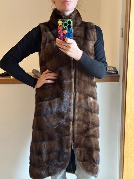 Maxi vesta práva norka 36, 36
