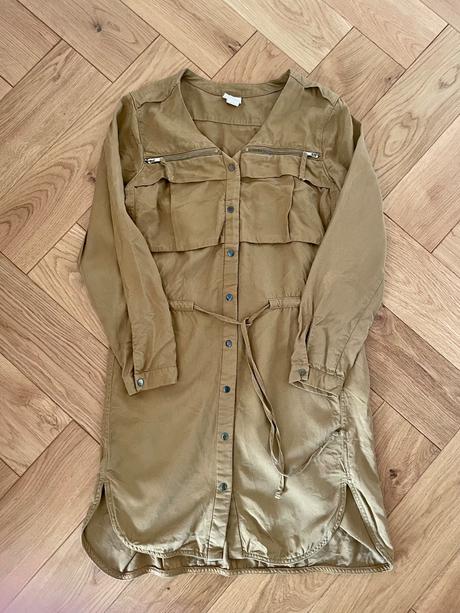Jarny kabatik/parka, h&m,36