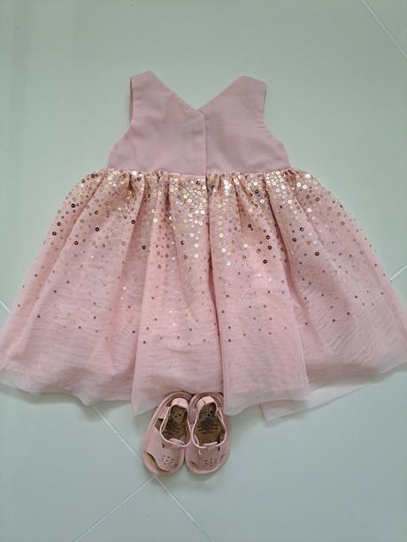 Šaty s trblietkami h&m, h&m,68