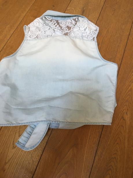 Denimovy top, terranova,s
