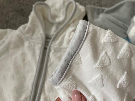 Bébé-jou župan froté 86/92 shadow white, 92