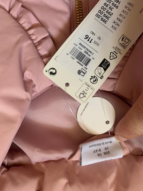 Lindex nepremokavá bunda s golierom, lindex,116