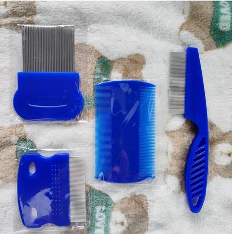 Ezy dose, sada hrebeňov na odstraňovanie vší,4ks, 