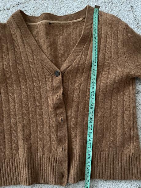 Vlnený kardigán, s