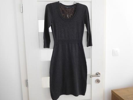 Šaty dámske zero 34, upletové pružné. 3/4 rukáv,, 34