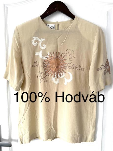 Hodvábna blúzka je od luxusnej značky laurel, l