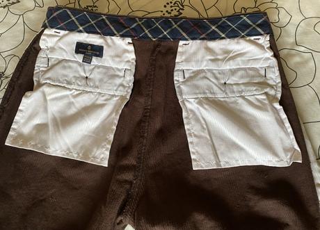 Pánske menčestrové  nohavice brooks brothers v. 32, 32