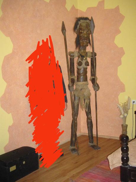 Rucne robená socha z indonezie,